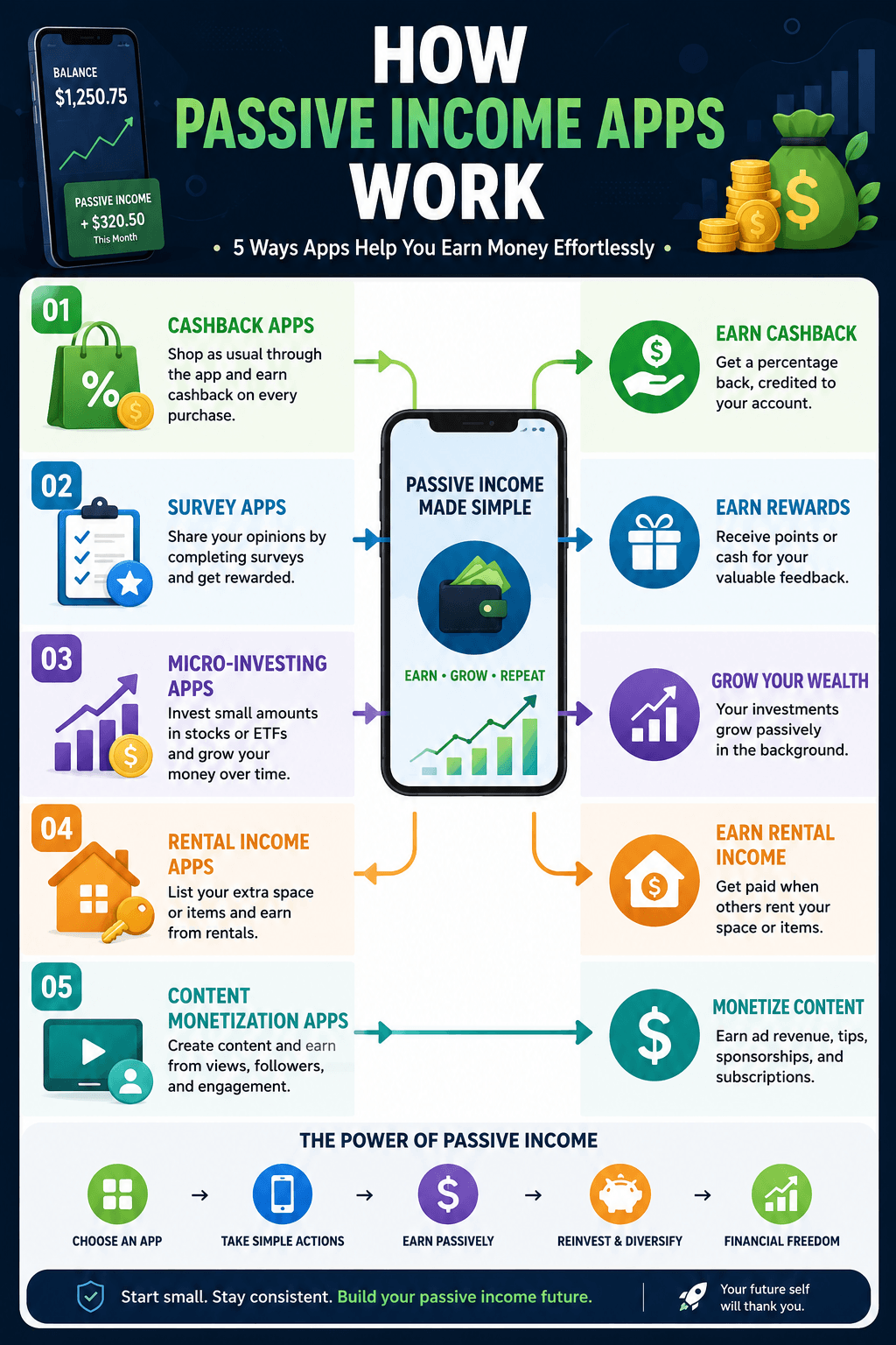 Crypto Earn Infographic
